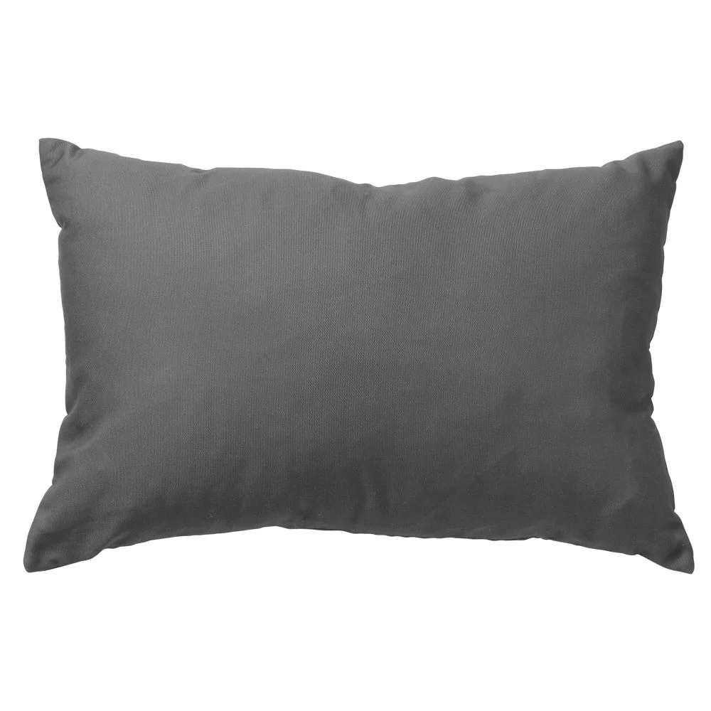 SANTORINI - Outdoor Cushion 40x60 cm - water-repellent and UV-resistant - Charcoal Grey