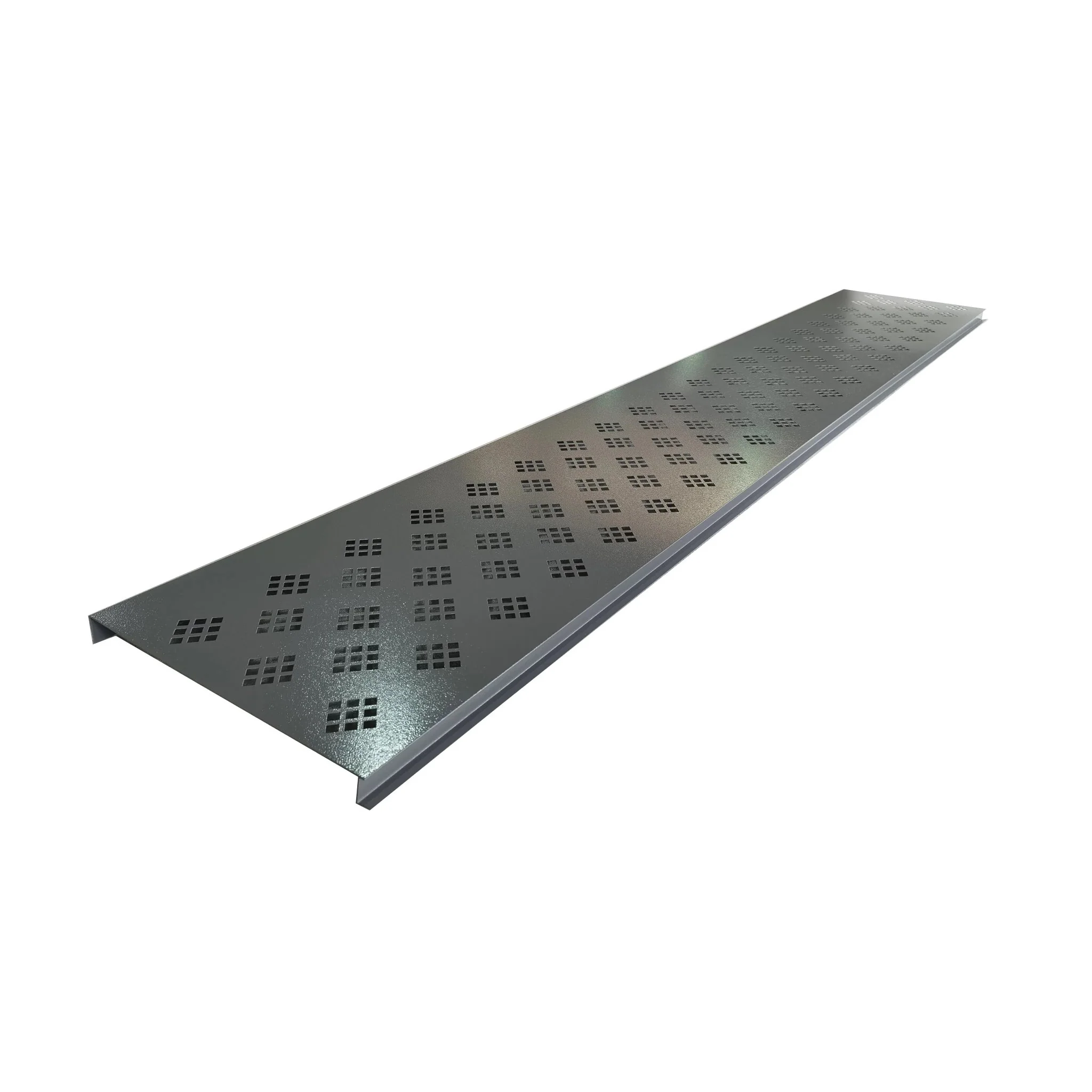 Satus Fence Diamond Holes Trellis Panel 1780x300mm Merlin Grey
