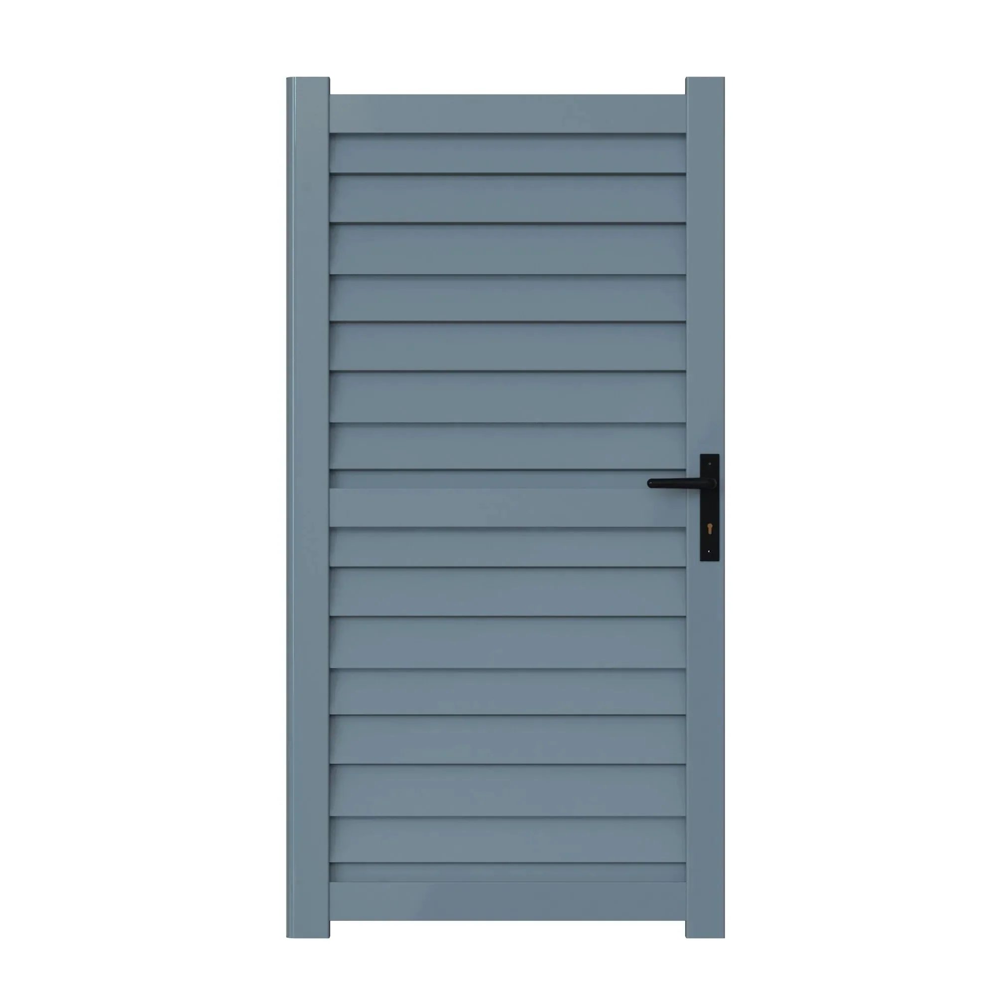 Satus Fence Garden Gate 900x1765mm Fully Assembled Merlin Grey