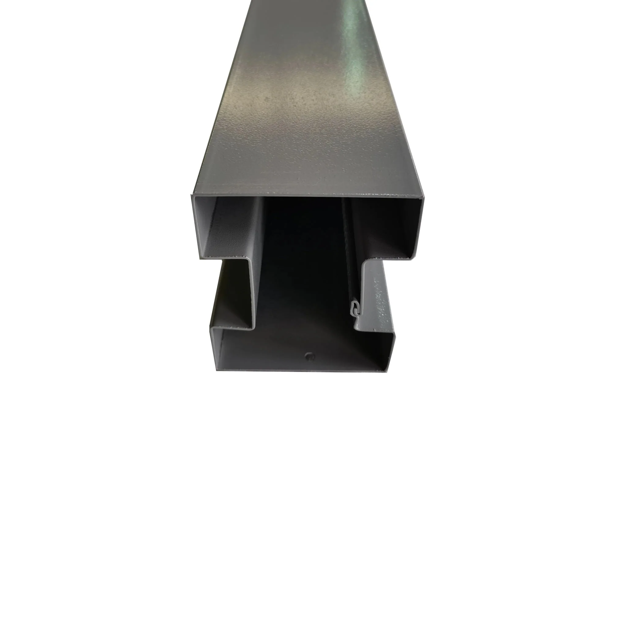 Satus Fence One-Piece Fence Post 2450mm Merlin Grey - Image 2