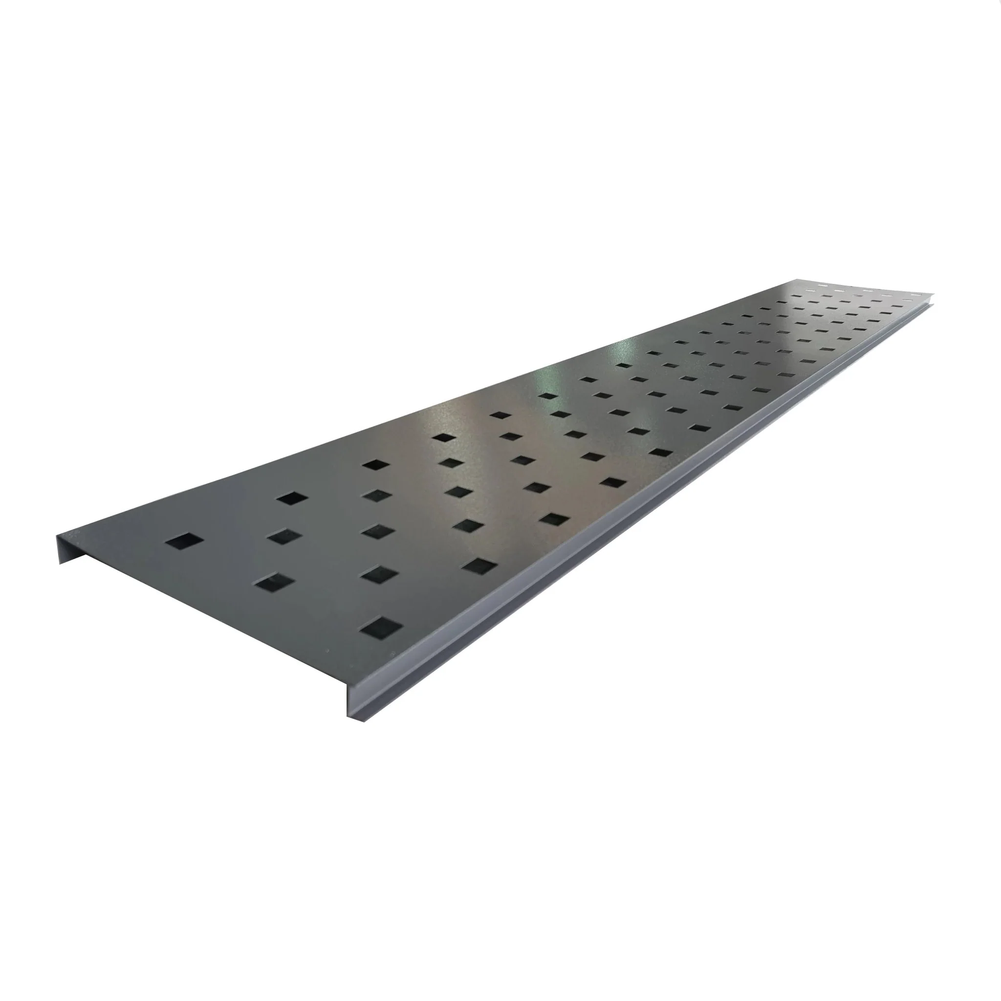 Satus Fence Square Holes Trellis Panel 1780x300mm Merlin Grey