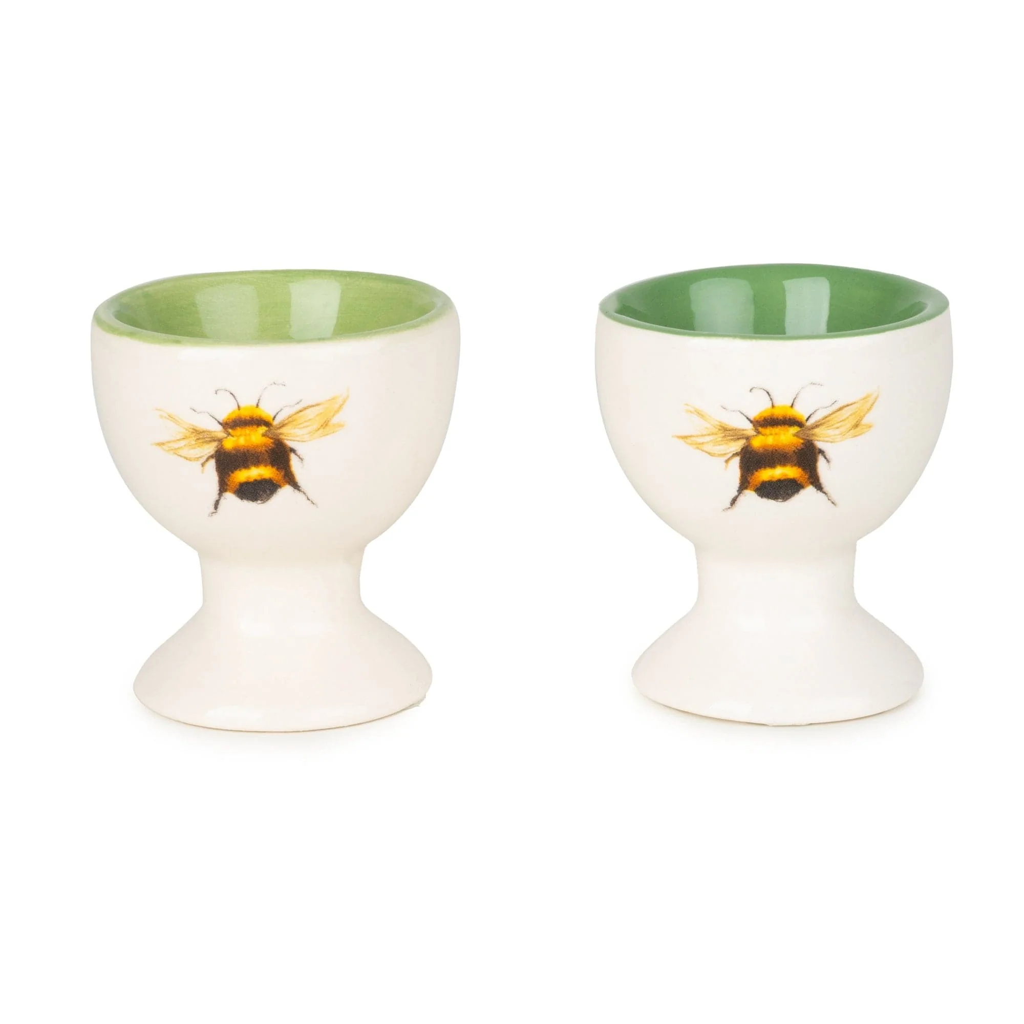 Set Of 2 Egg Cups In Gift Box - Bees
