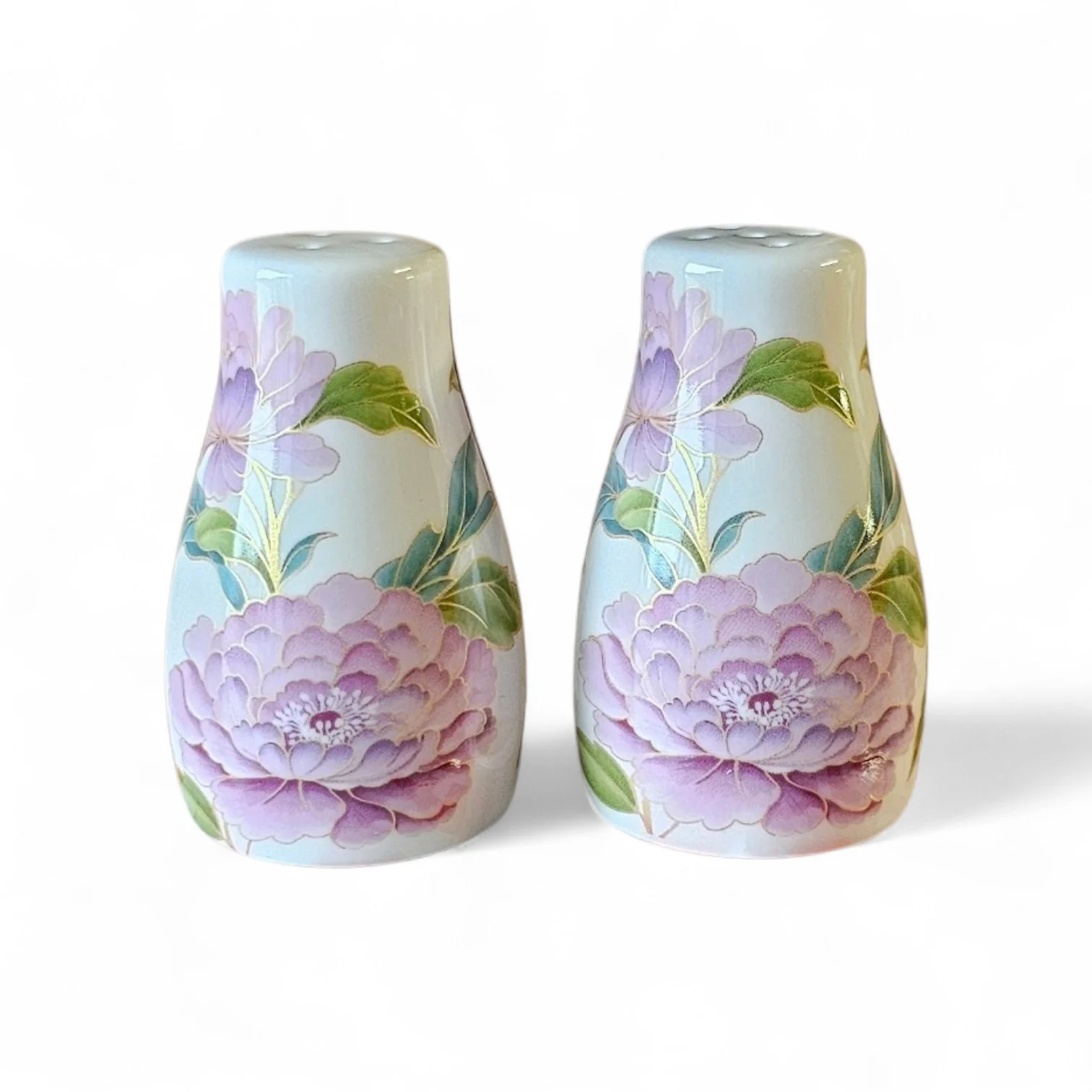 Shannonbridge Pottery Pink Blush Salt And Pepper Set