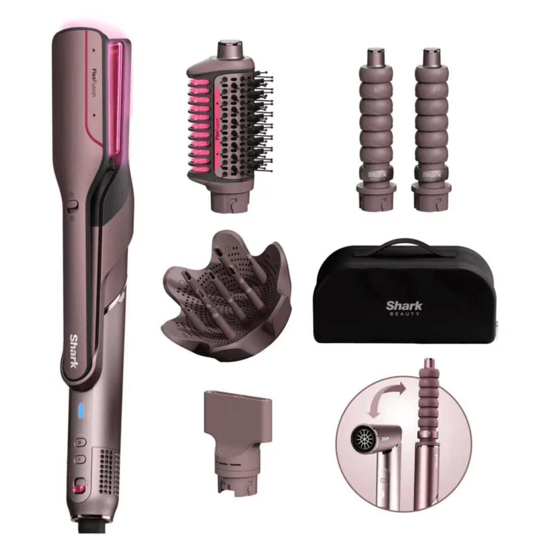 Shark FlexFusion 5 in 1 Hair Styling Set - Cosmic Blush - HD652SUK