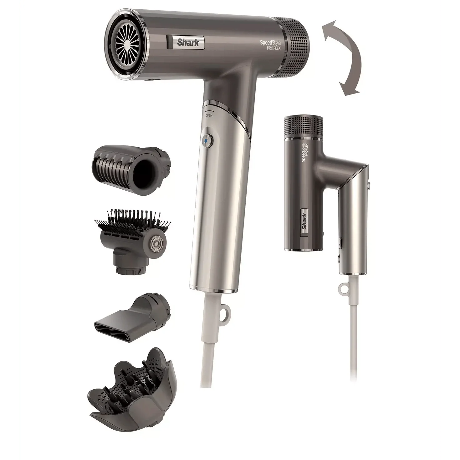 Shark SpeedStyle Pro FLEX 4-in-1 High-Velocity Hair Dryer System HD542UK - Image 2