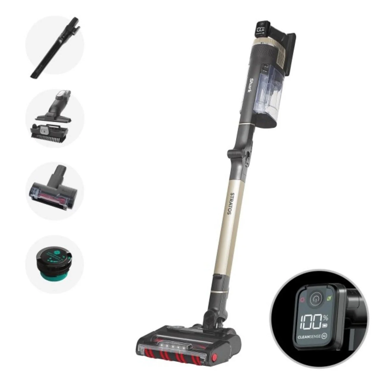 Shark Stratos Anti Hair Wrap Plus Pet Pro Cordless Vacuum Stick Vac | IZ400UKT - Image 2