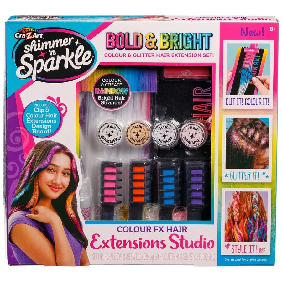 Shimmer & Sparkle Colour FX Hair Extension Studio