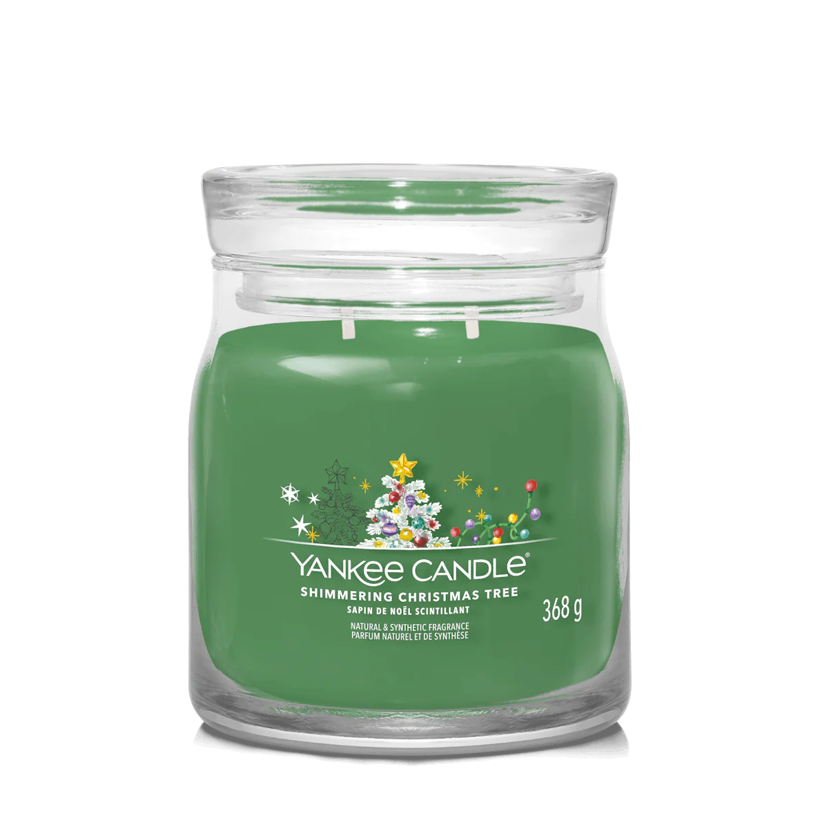 Shimmering Christmas Tree Signature Medium Jar Yankee Candle 368g