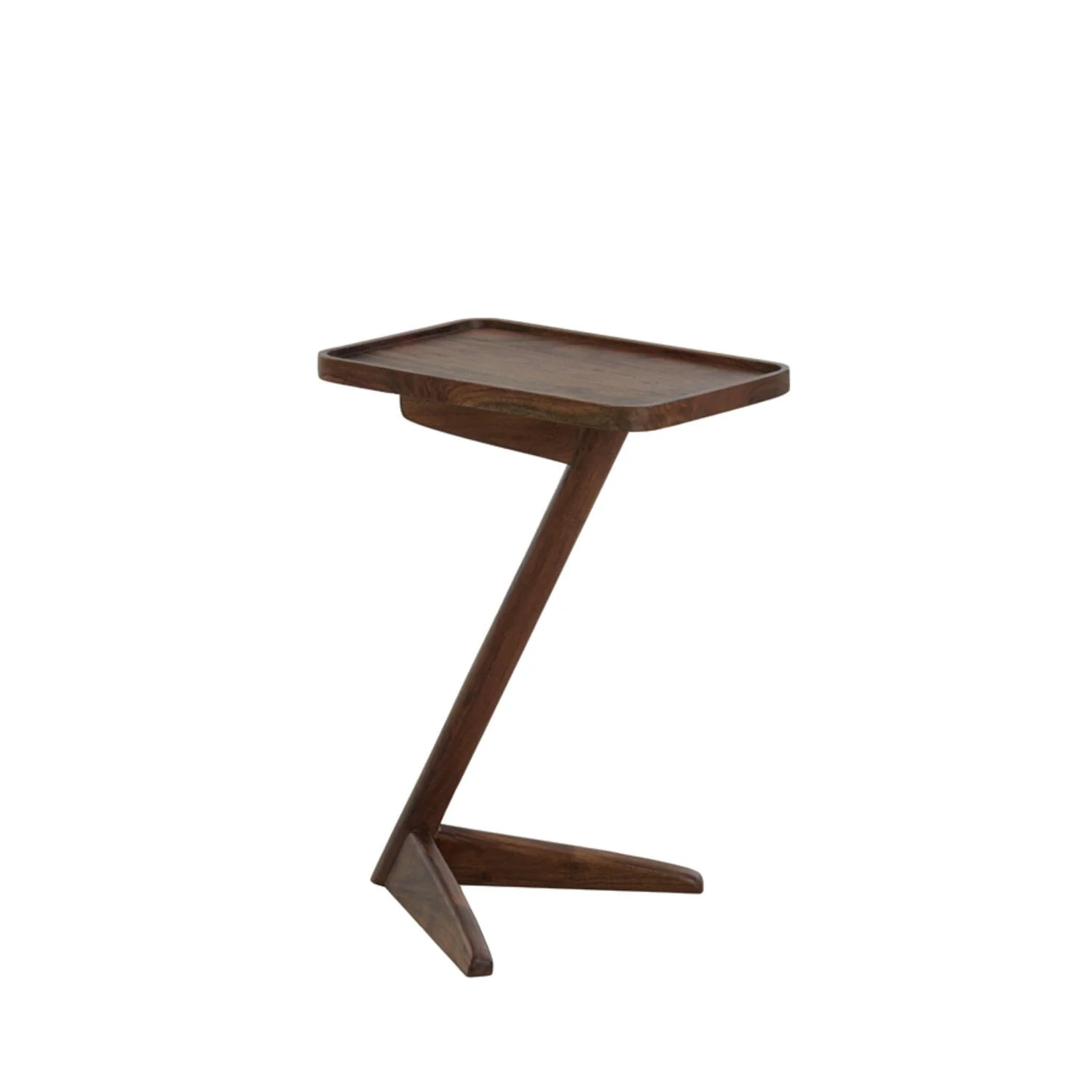 Side table 45 x 42 x 63cm QIANO Acacia Wood Brown