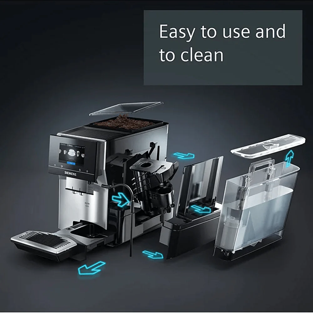 Siemens EQ700 Smart Bean to Cup Coffee Machine - Graphite | TP715GB1 - Image 5