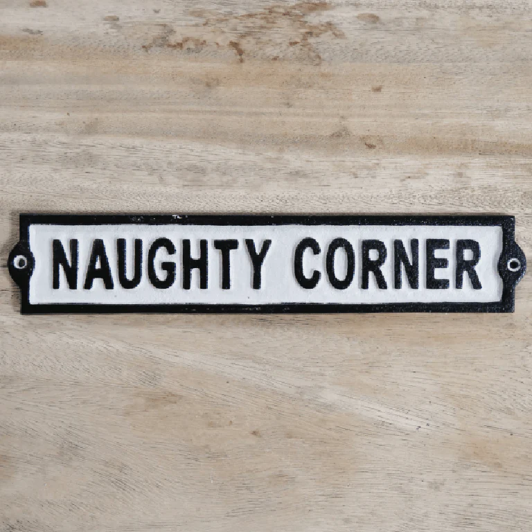 Sign – Naughty Corner