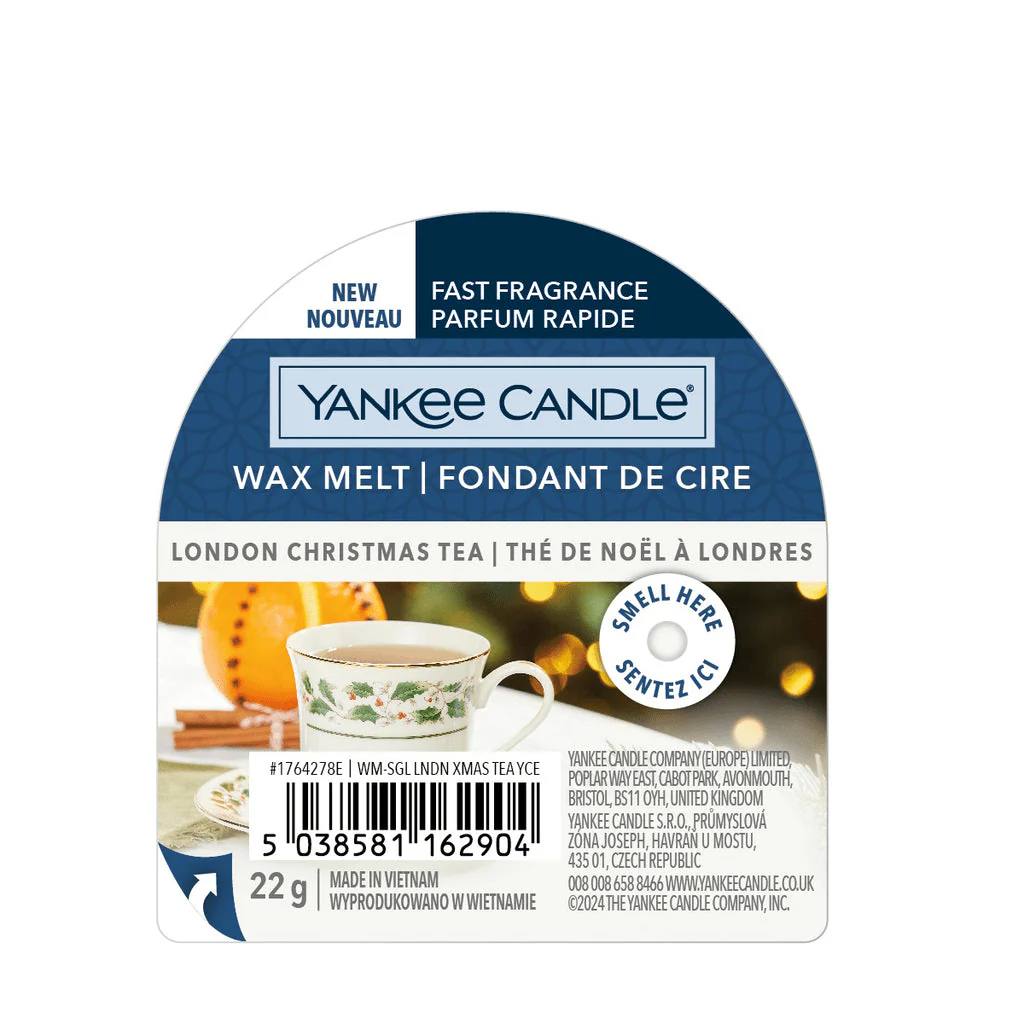 Signature Wax Melt London Christmas Tea Yankee Candle