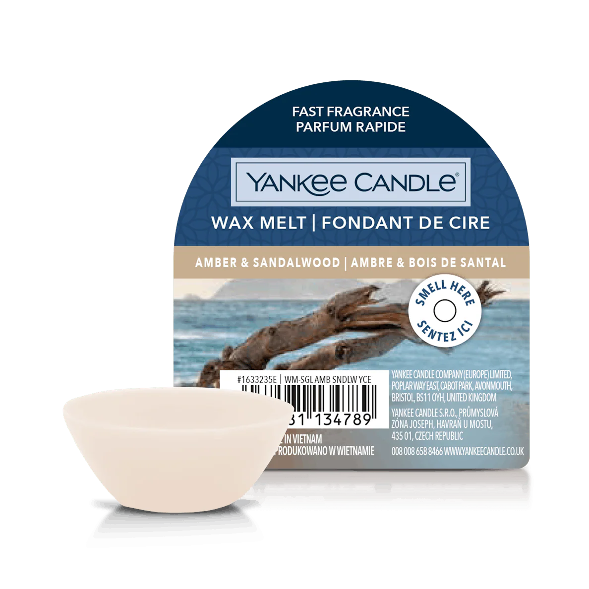 Signature Wax Melt Tart Amber & Sandalwood Yankee Candle