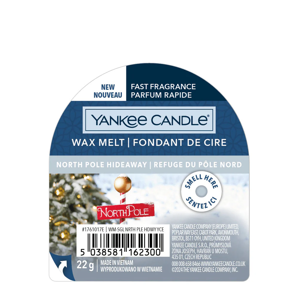 Signature Wax Melt Tart North Pole Hideaway Yankee Candle