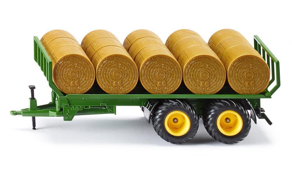 SIKU 1:32 SIKU TRAILER W/ROUND BALES 2891