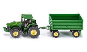 Siku 1:50 John Deere Tractor With Trailer - Image 2
