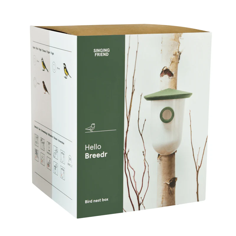 Singing Friend Breedr Bird Nesting Box Green - Image 3