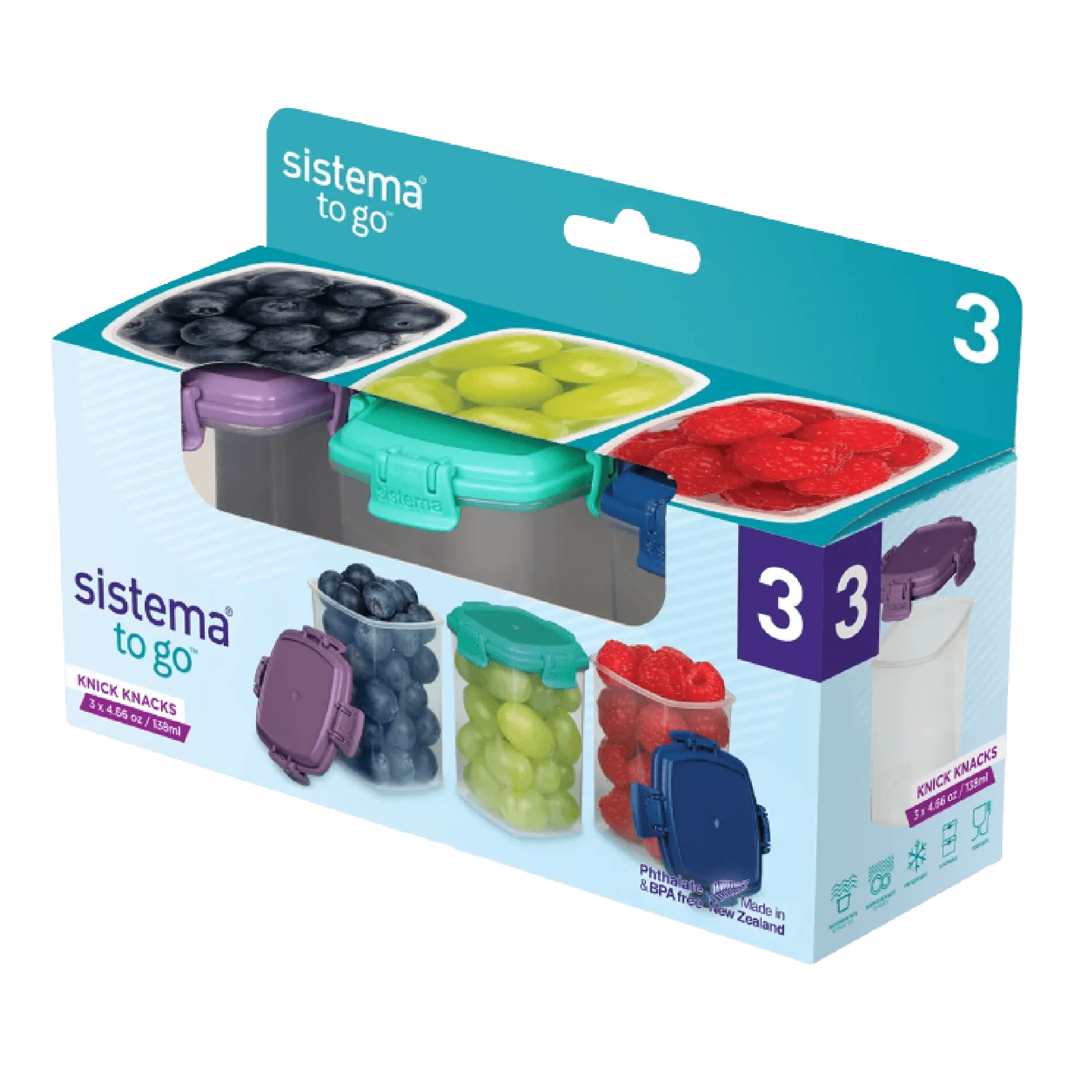 Sistema To Go Knick Knack Pack 138ml Snack Pot