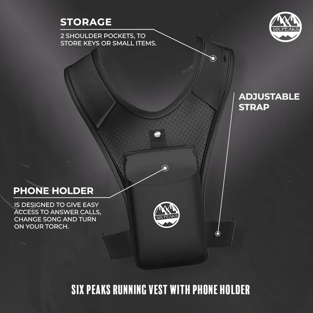 Six Peaks Running Vest with Phone Holder - Image 2