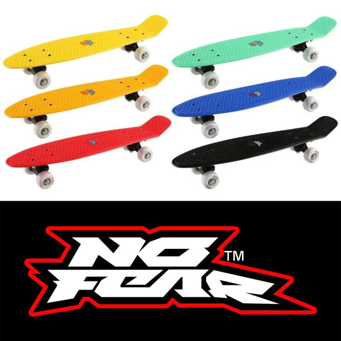 Skateboard 2X15X9Cm Pp/Pvc: No Fear Logo