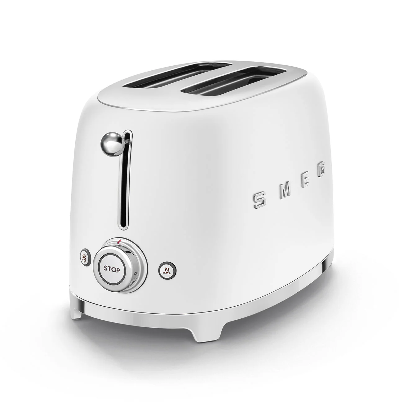 Smeg 50’s Style Two Slice Toaster Matt White - Image 2