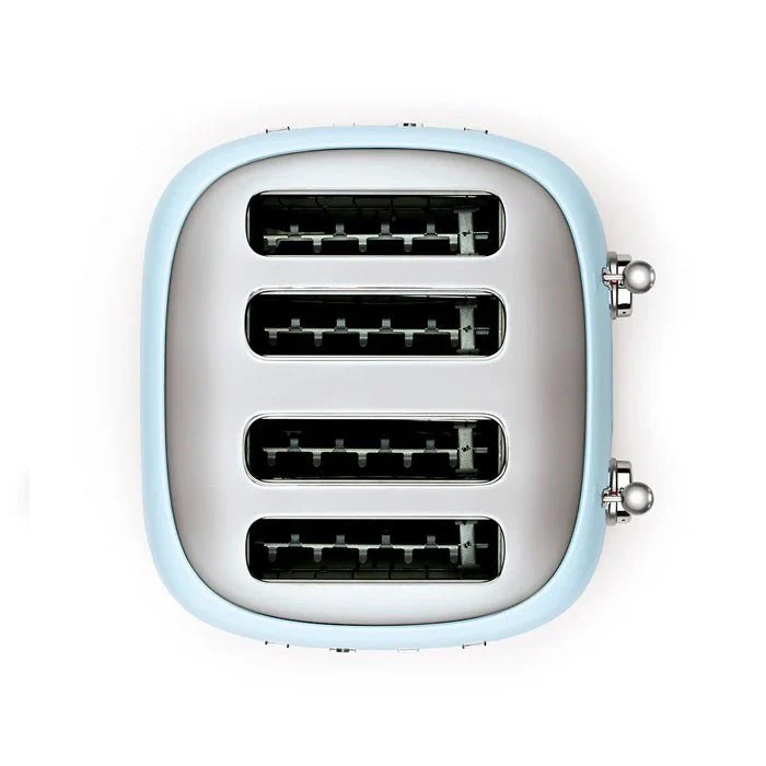 Smeg 50's Retro Style 4 Slice Pastel Blue Toaster - Image 2