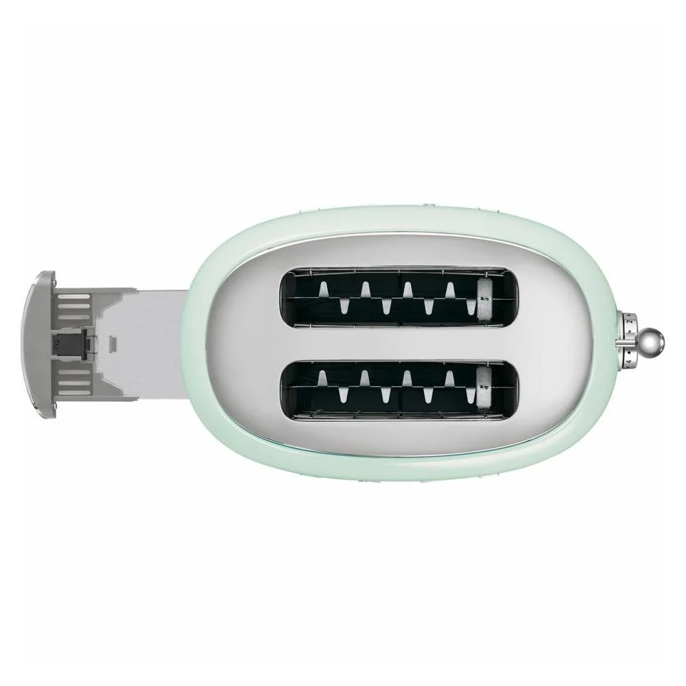 Smeg 50'S Retro Style Aesthetic 2 Slice Toaster - Pastel Green - Image 3
