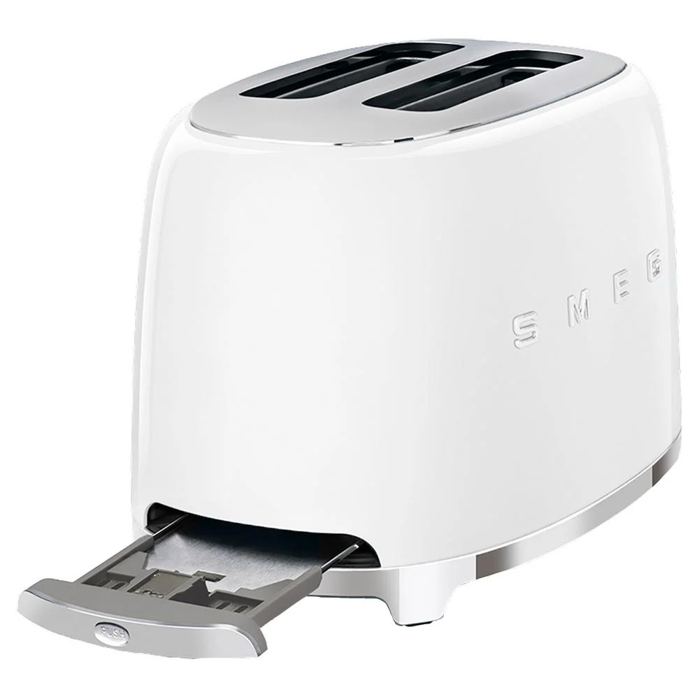 Smeg 50'S Retro Style Aesthetic 2 Slice Toaster White - Image 3