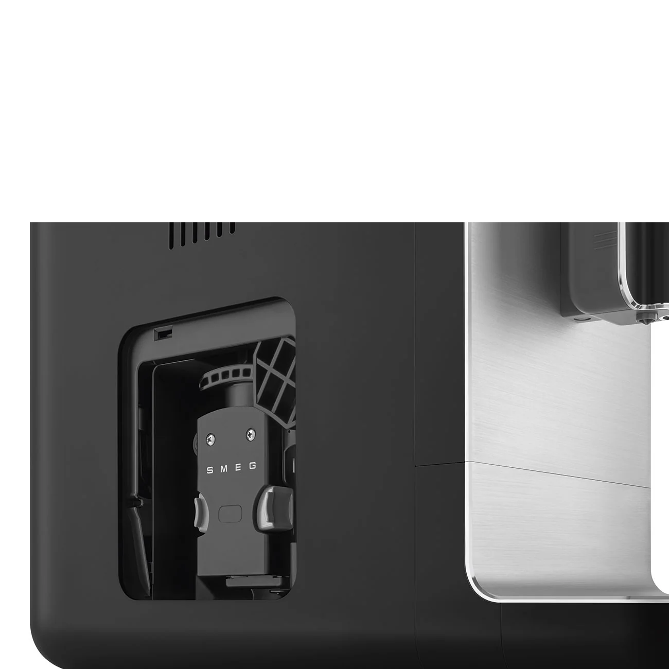 Smeg Collezione Automatic Coffee Machine Black BCC12BLMUK - Image 4