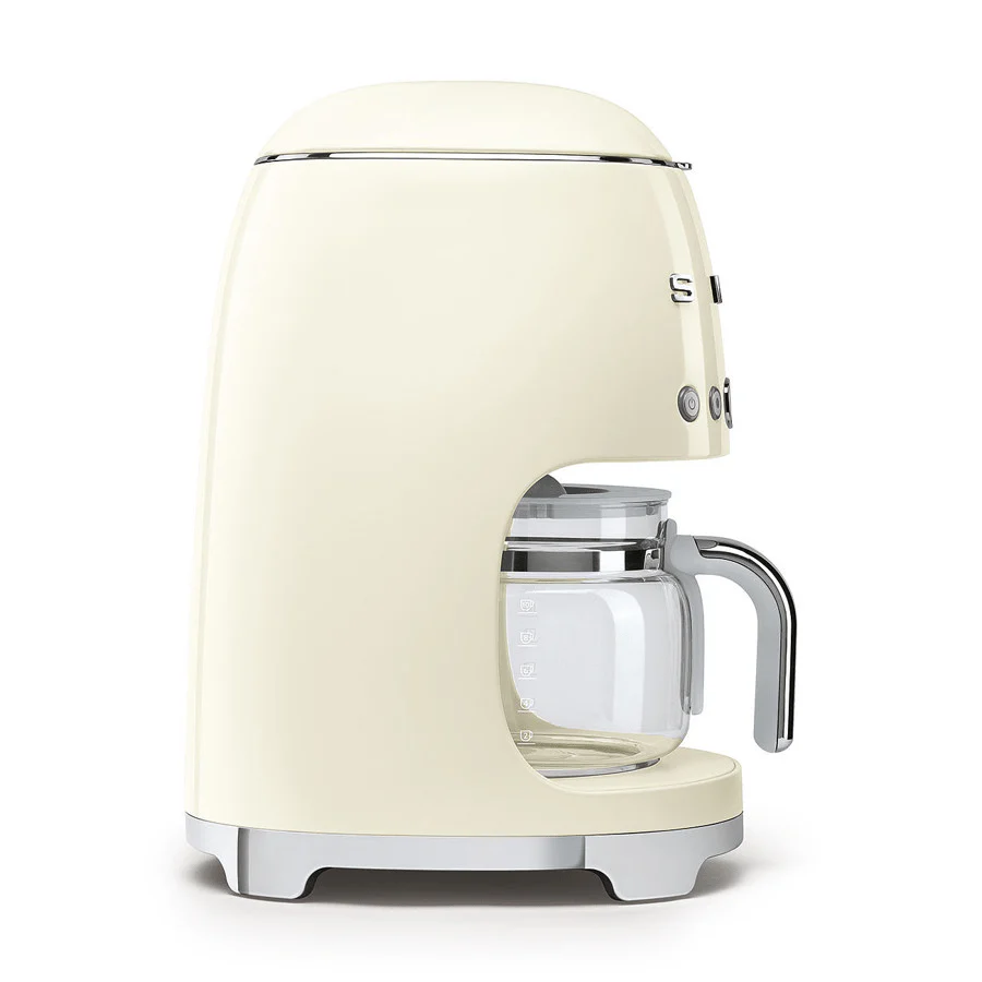 Smeg DCF02CRUK Drip Coffee Machine in Cream - Image 3