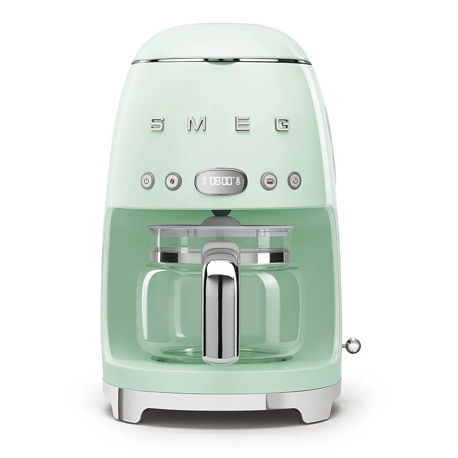 Smeg DCF02PGUK Drip Coffee Machine in Pastel Green