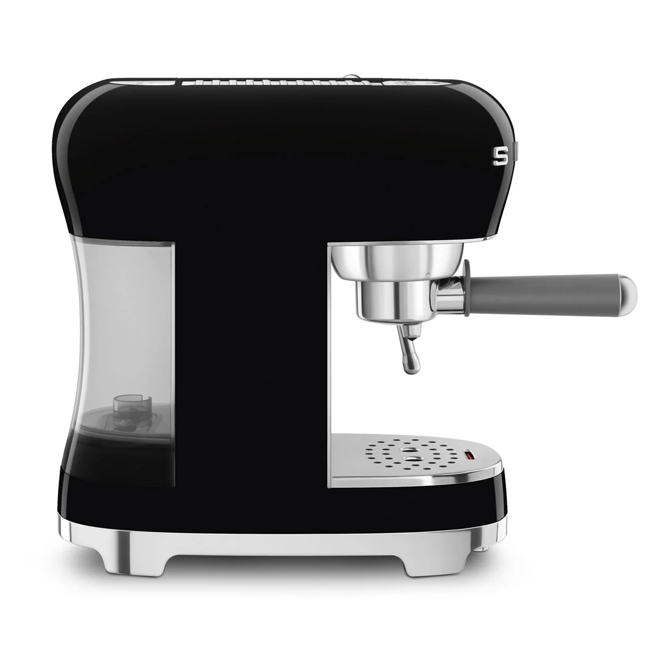 Smeg Gloss Black Espresso Coffee Machine - Image 4