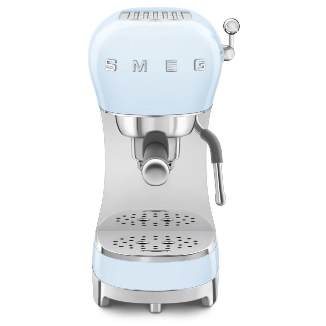 Smeg Pastel Blue Espresso Coffee Machine - Image 5