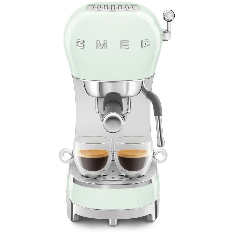 Smeg Pastel Green Espresso Coffee Machine - Image 3