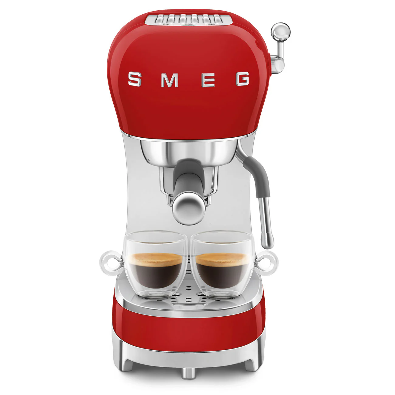 Smeg Red Espresso Coffee Machine - Image 6
