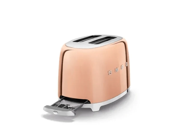 Smeg TSF01RGUK 50S Style 2 Slice Toaster - Rose Gold - Image 4