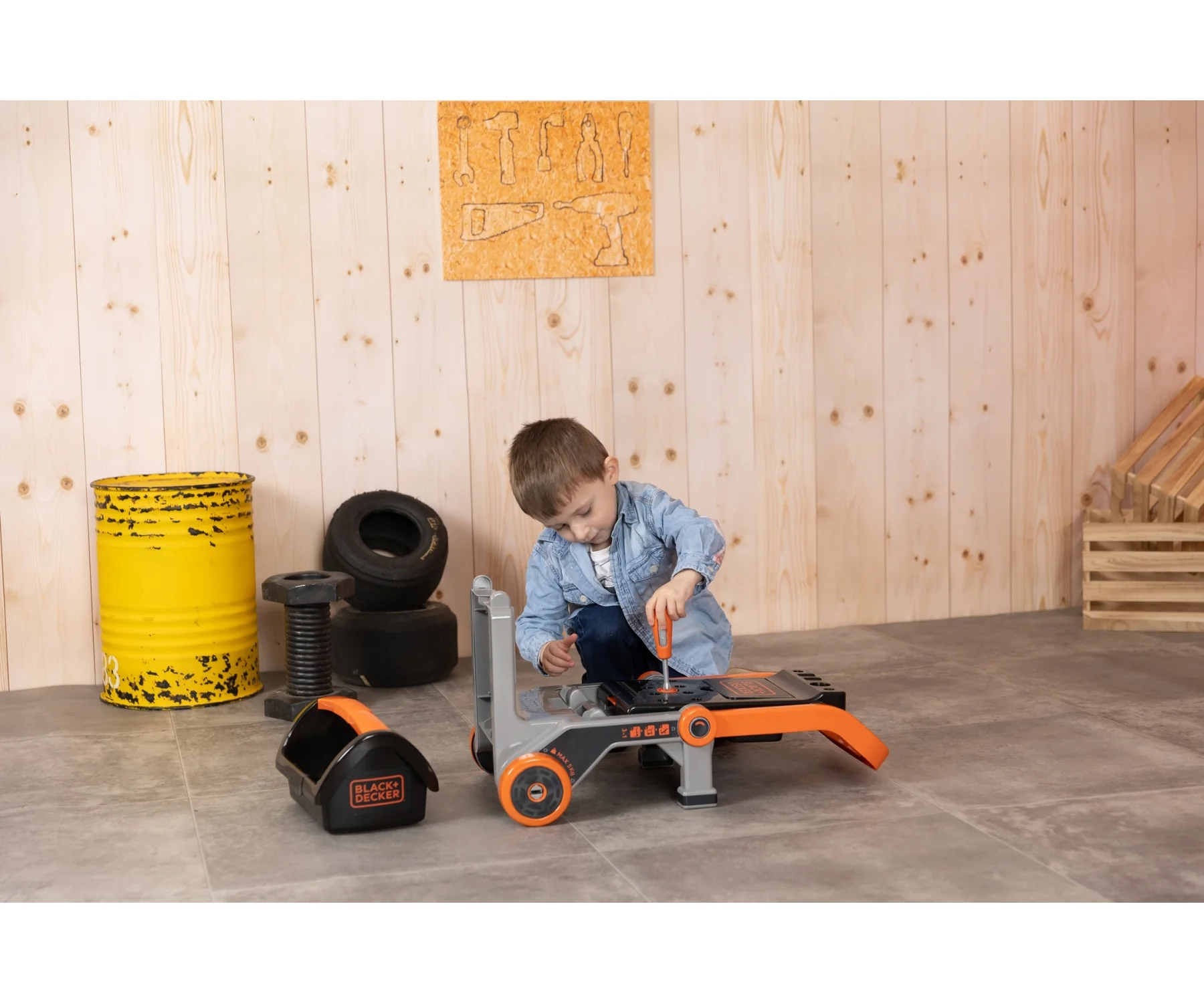 Smoby Black+Decker Bricolo Devil Workmate - Image 2