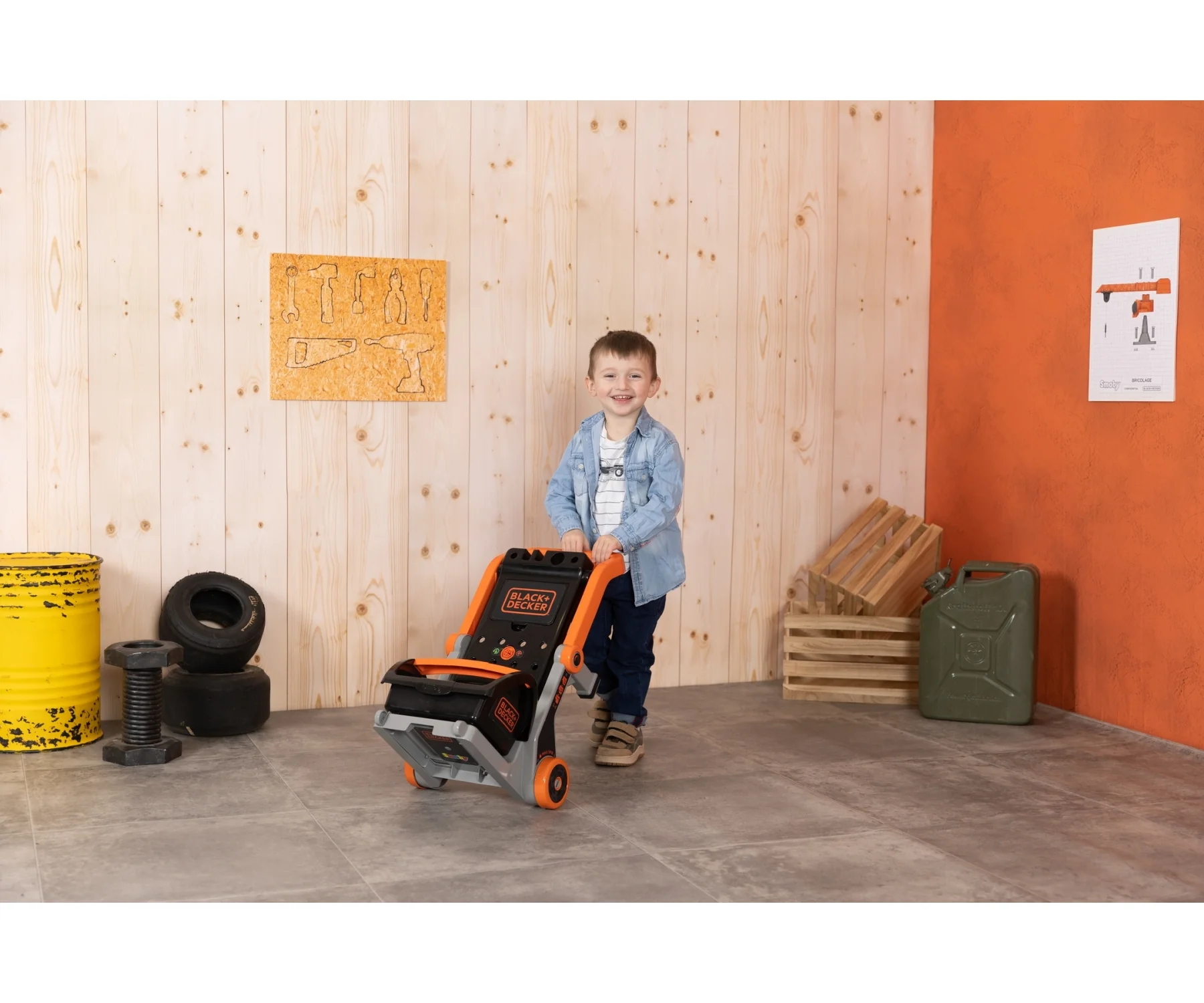 Smoby Black+Decker Bricolo Devil Workmate - Image 4