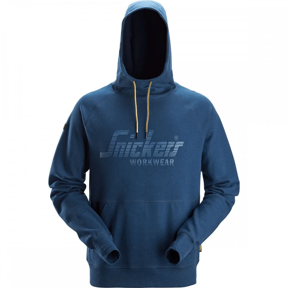 Snickers Logo Hoodie 2894 Deep Blue - Size Large