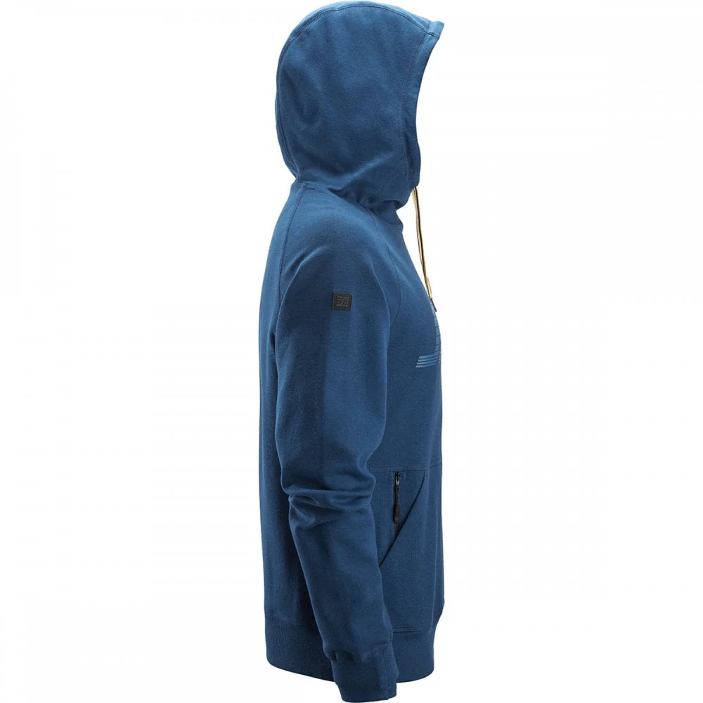 Snickers Logo Hoodie 2894 Deep Blue - Size Large - Image 2