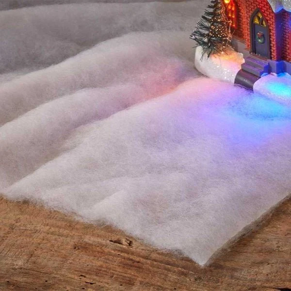 Snow Blanket White 100 x 100cm