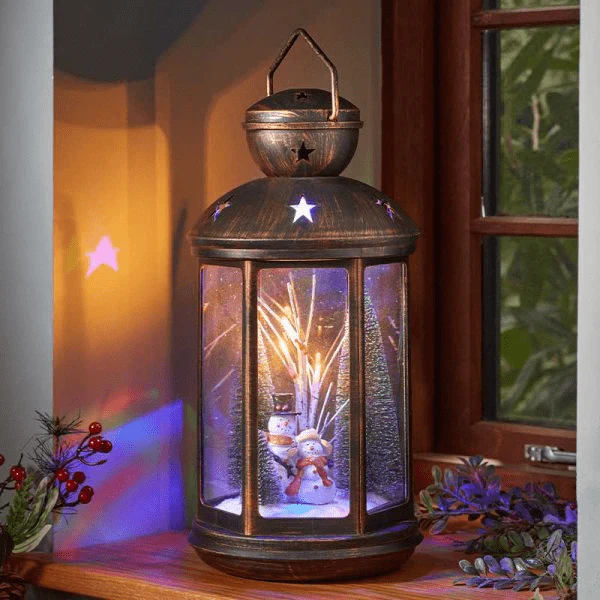 SnowFall Lantern 43cm
