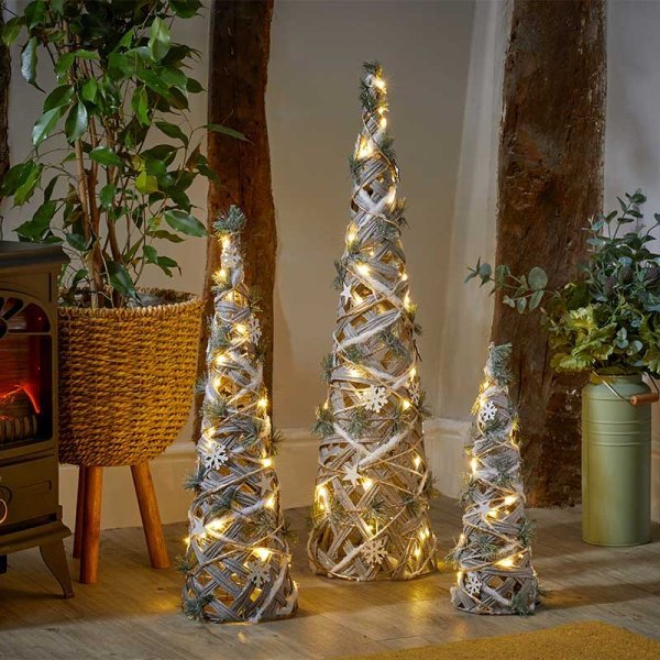 SnowTree - Set of 3 Battery Operated