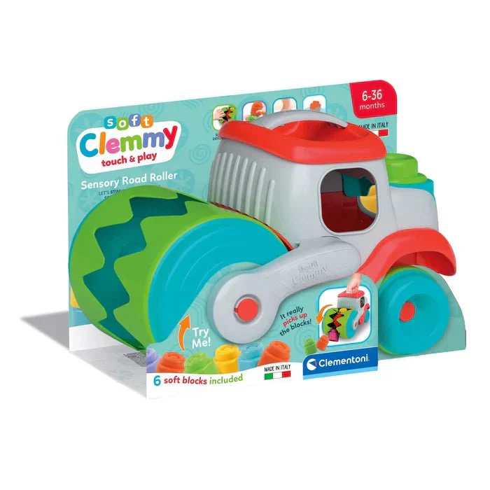 Soft Clemmy Sensory Road Roller Toy