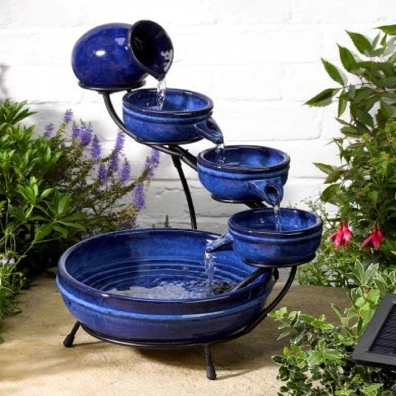 Solar Neptune Cascade Water Feature – 49cm