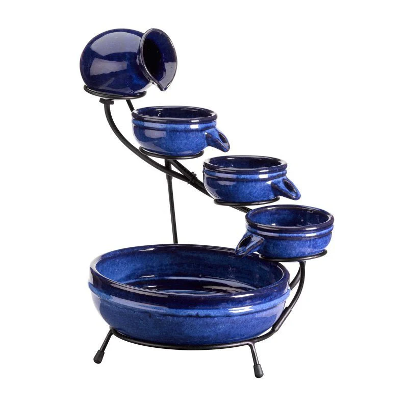 Solar Neptune Cascade Water Feature – 49cm - Image 2