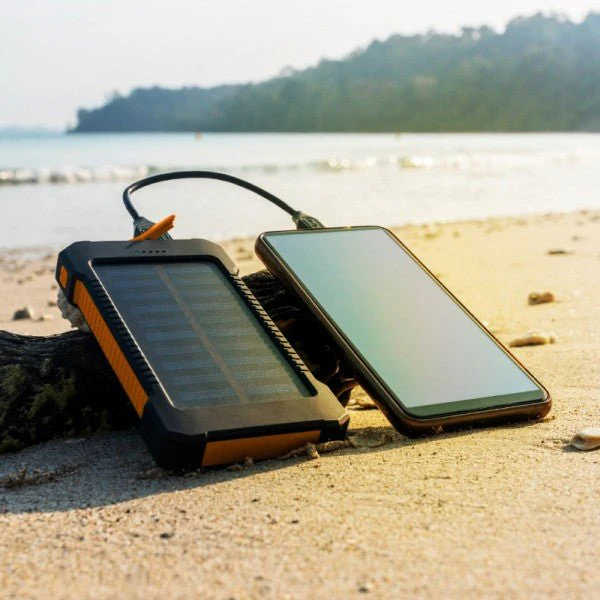 Solar Power Bank with LED Torch 20,000mAh - Image 2