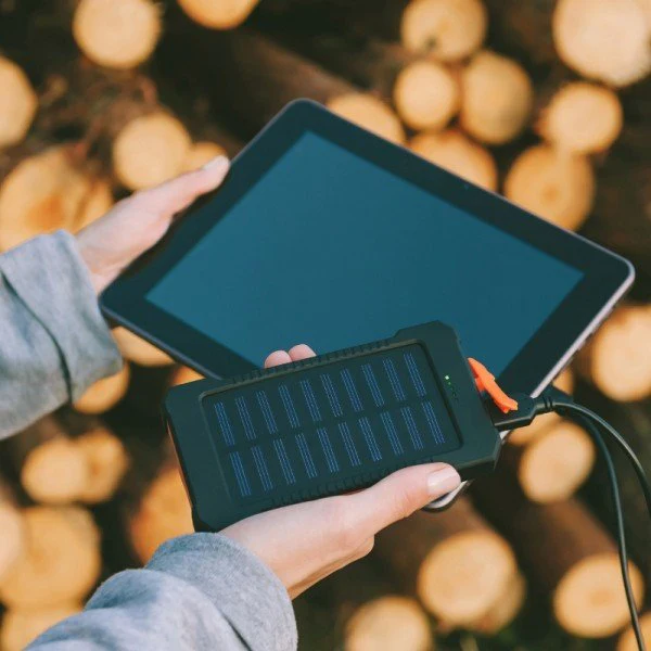Solar Power Bank with LED Torch 20,000mAh - Image 4