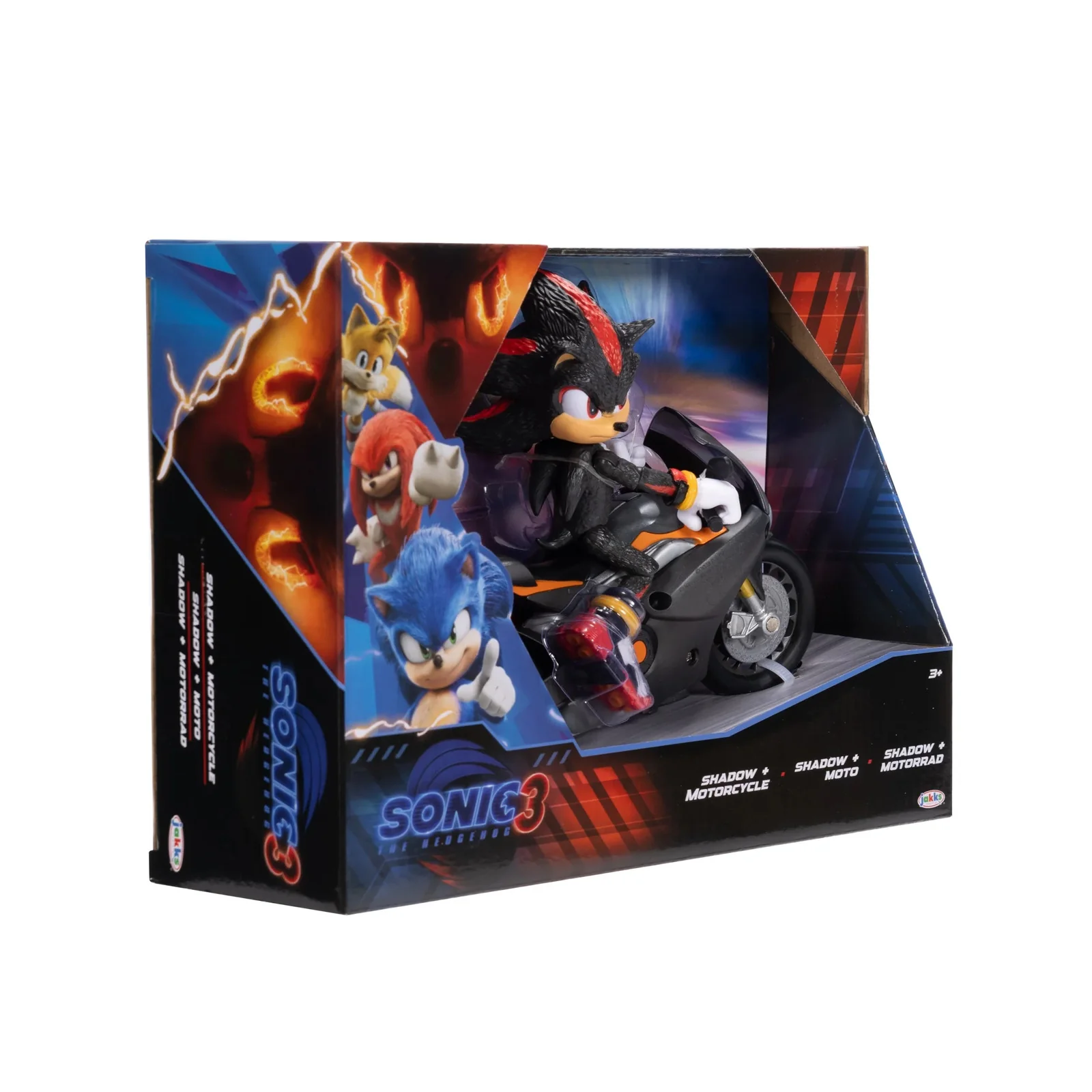 Sonic the Hedgehog 3 Movie Shadow 5" Figure & Motorcycle - Image 4