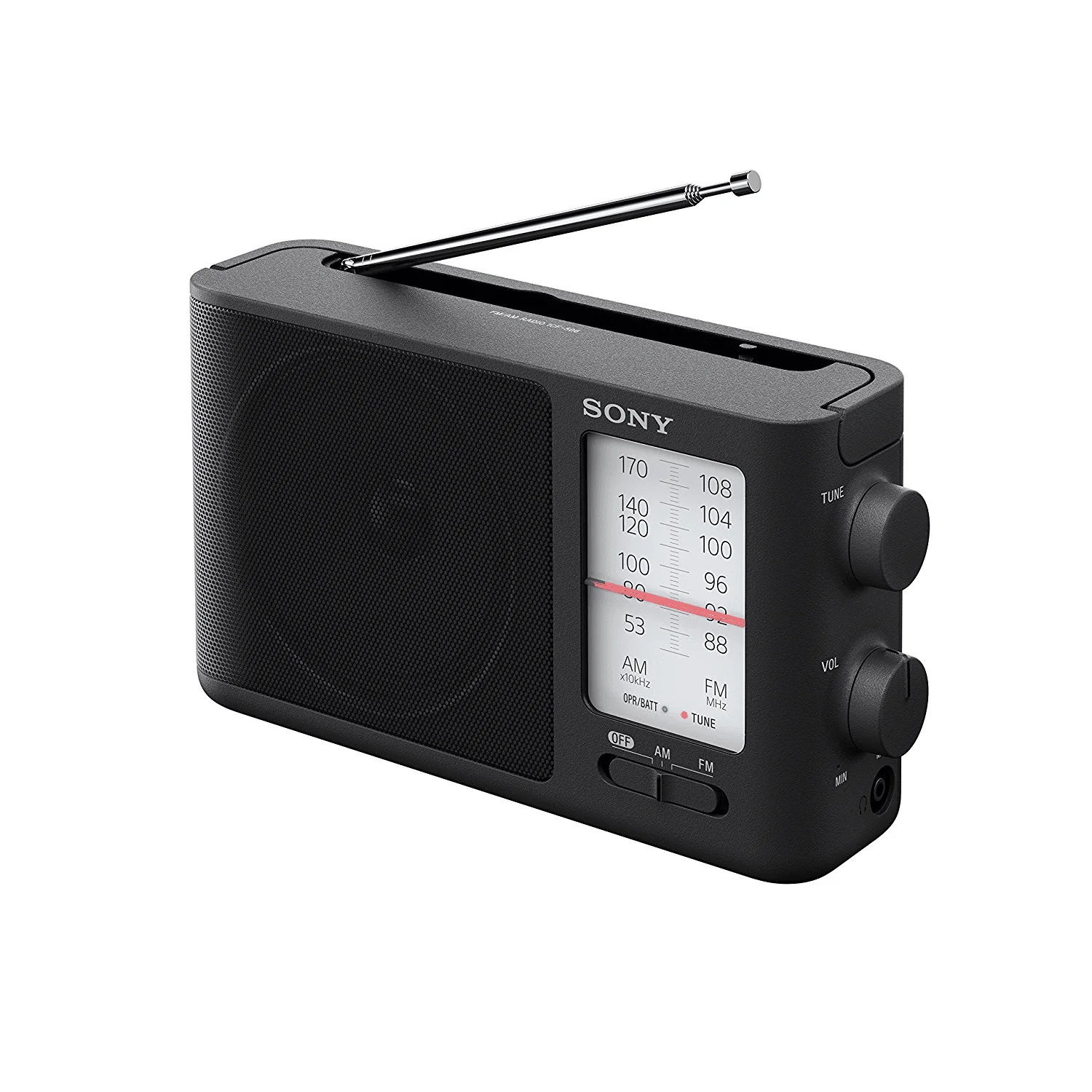 Sony Analog Tuning Portable AM/FM Radio | ICF506CEK